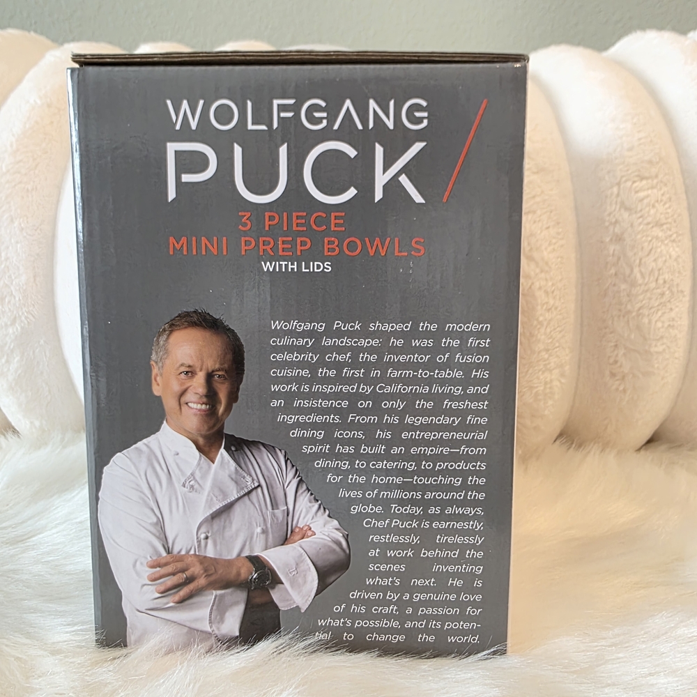 Wolfgang Puck Red Mini Prep Bowls Set - Picture 4 of 6